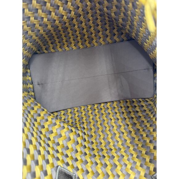 Naghedi Havana Large Basketweave Tote Bag - Picture 5 of 11